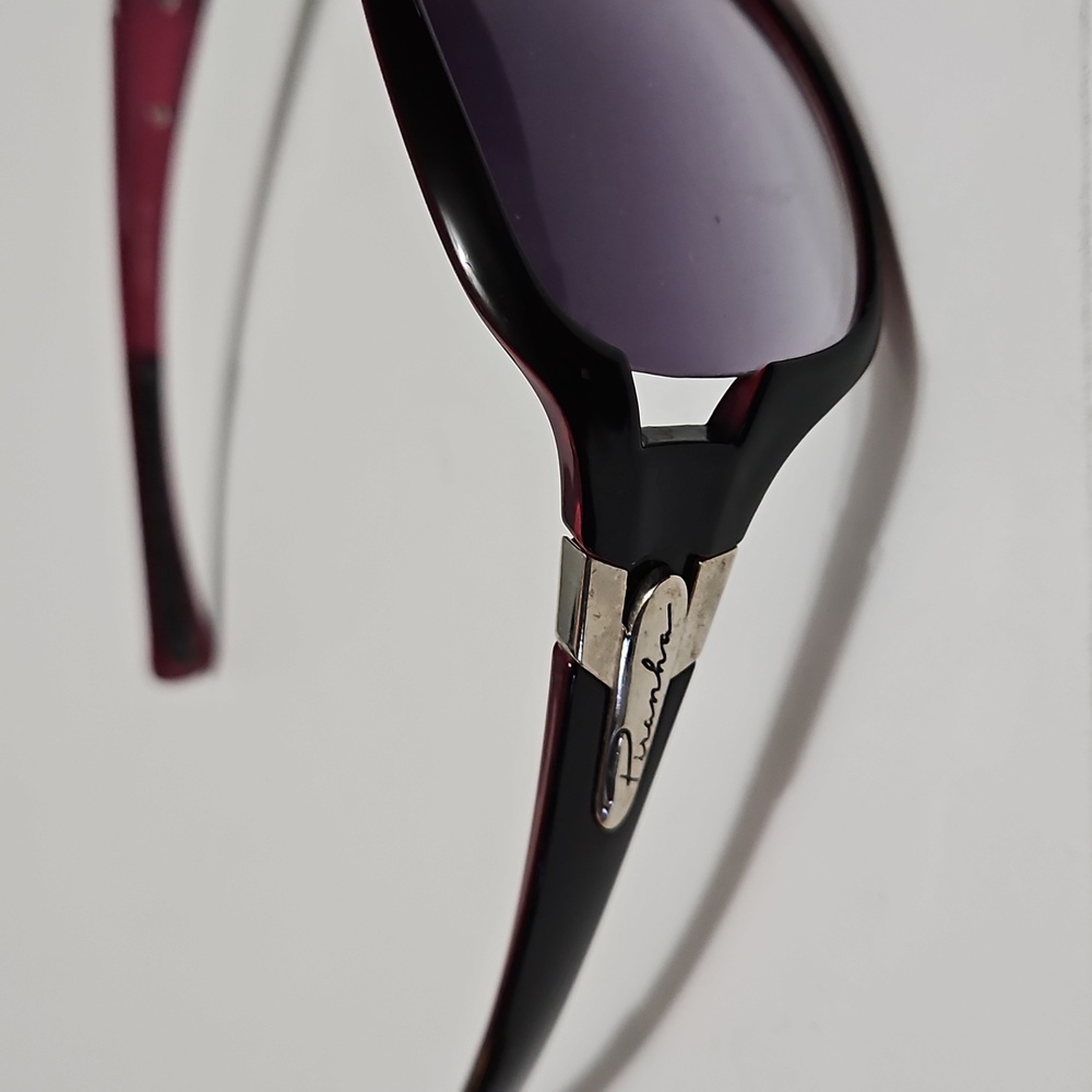 Piranha Black and Red Sunglasses Frame Only #1173
